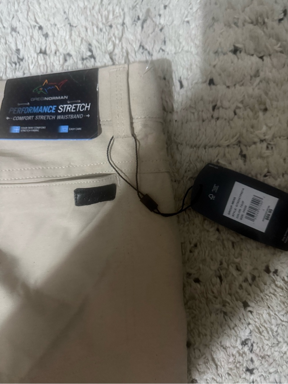 Brand new Greg Norman Khakis 34x30 - Picture 5 of 7